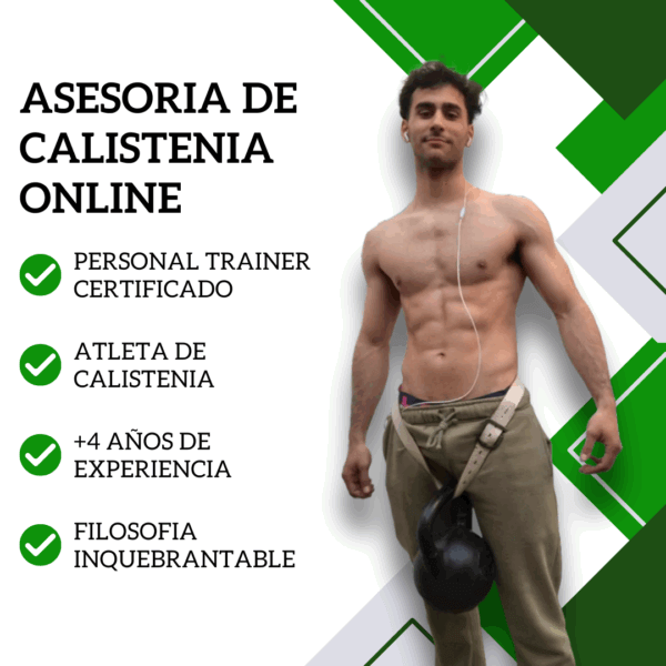 Personal Trainer de Calistenia Online - Galdeano Fit.