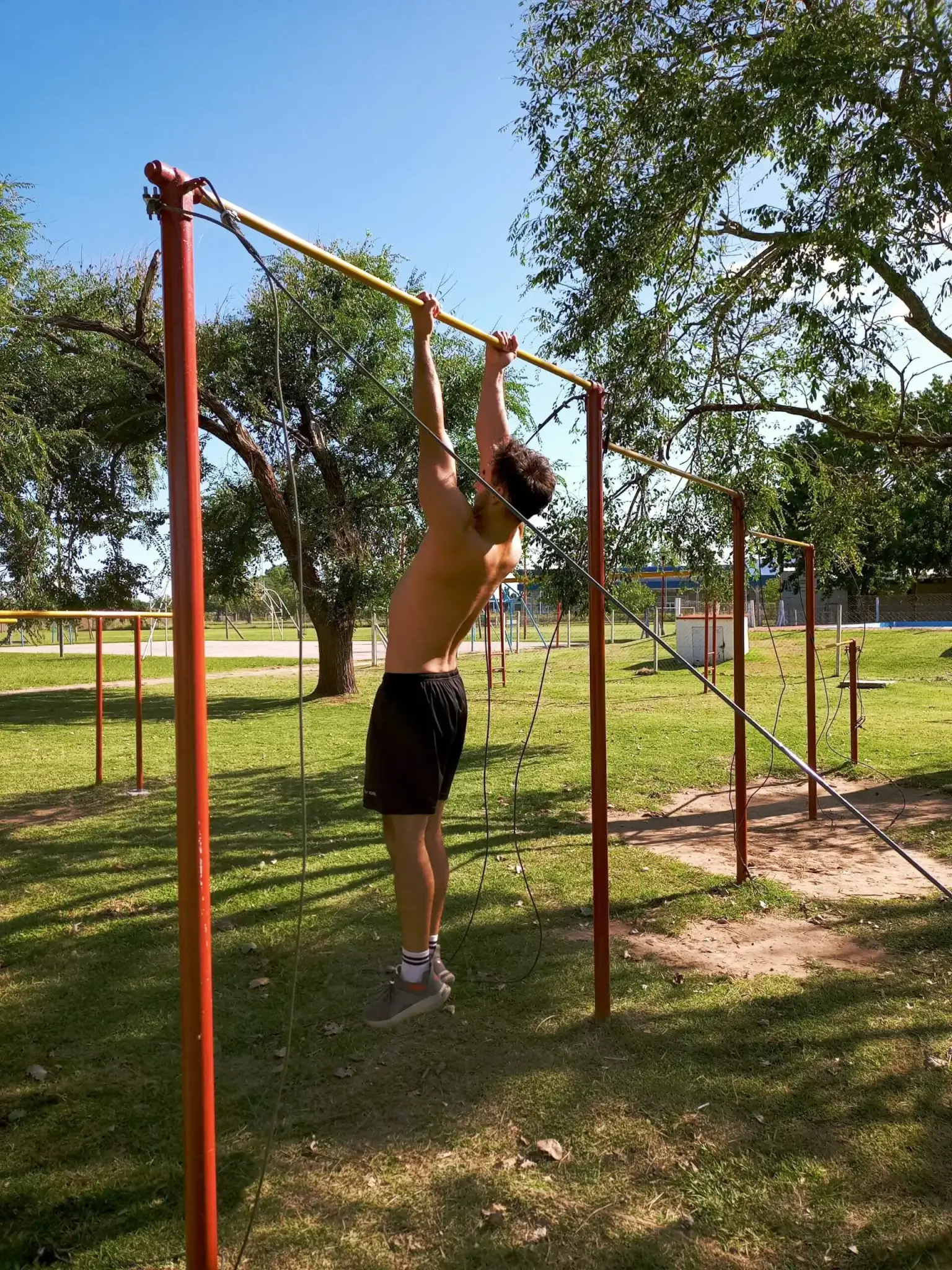 fase de subida en las dominadas supinas