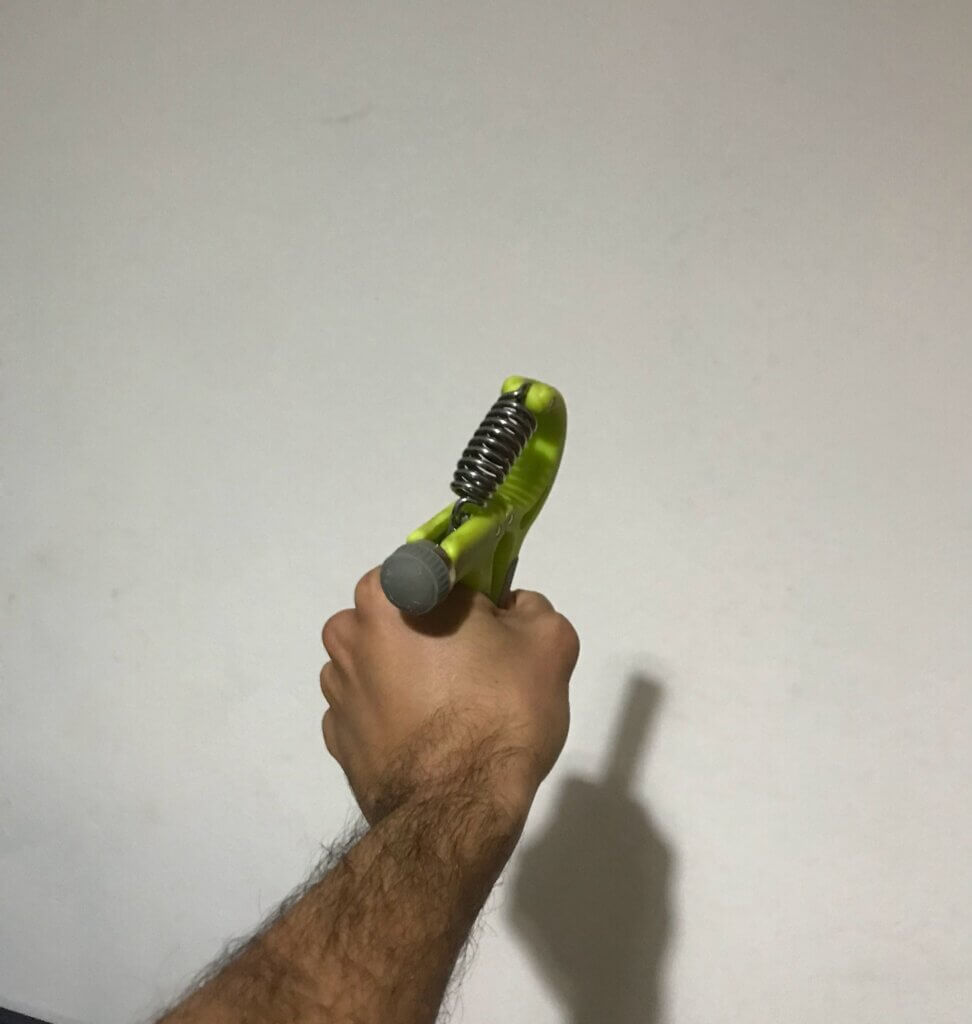 agarre neutro con hand grip