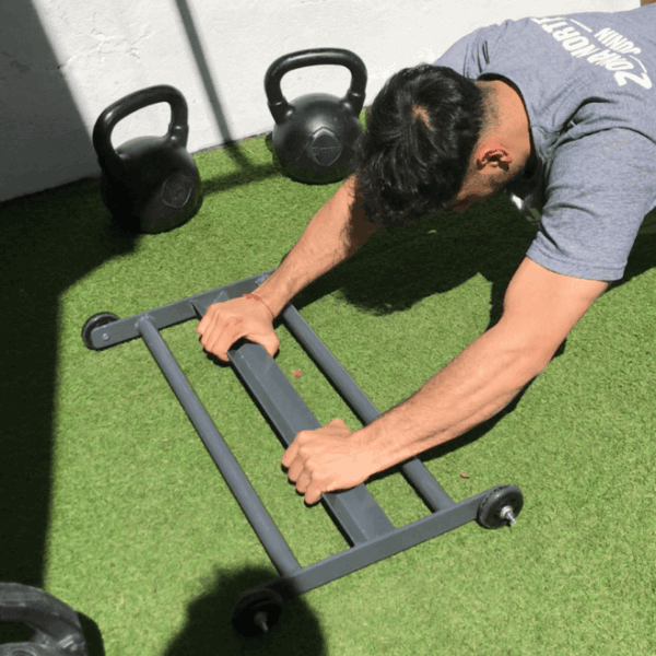 Demostración de como trabajar abdominales con un Ham Roller