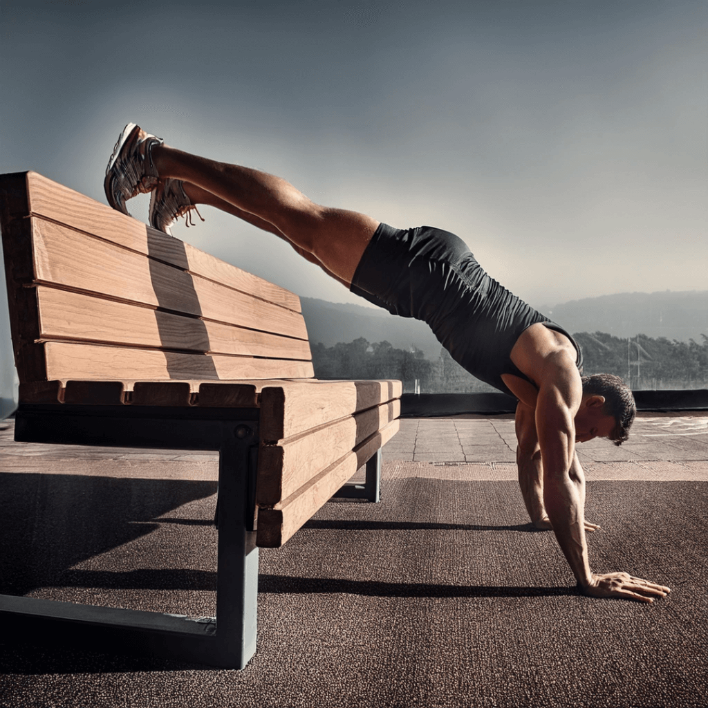flexiones declinadas calistenia