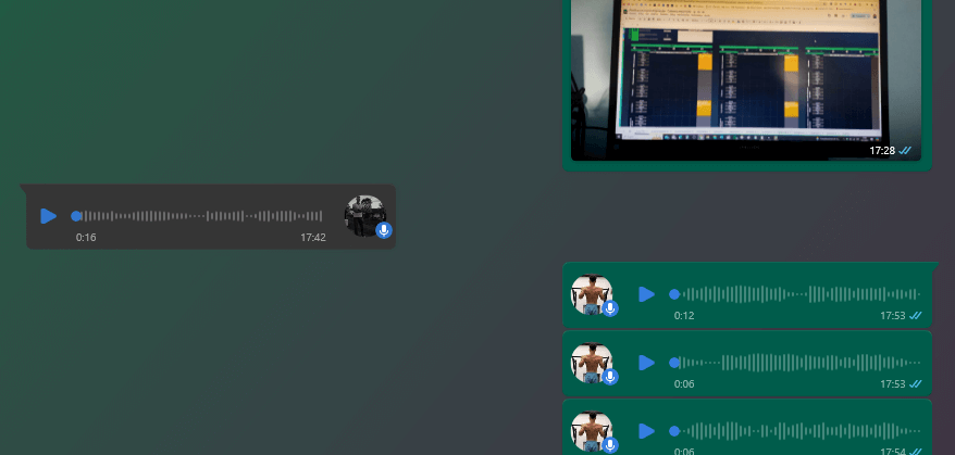 Imagen demostrativa del seguimiento del alumno online de Galdeano Fit a través de WhatsApp y Excel.