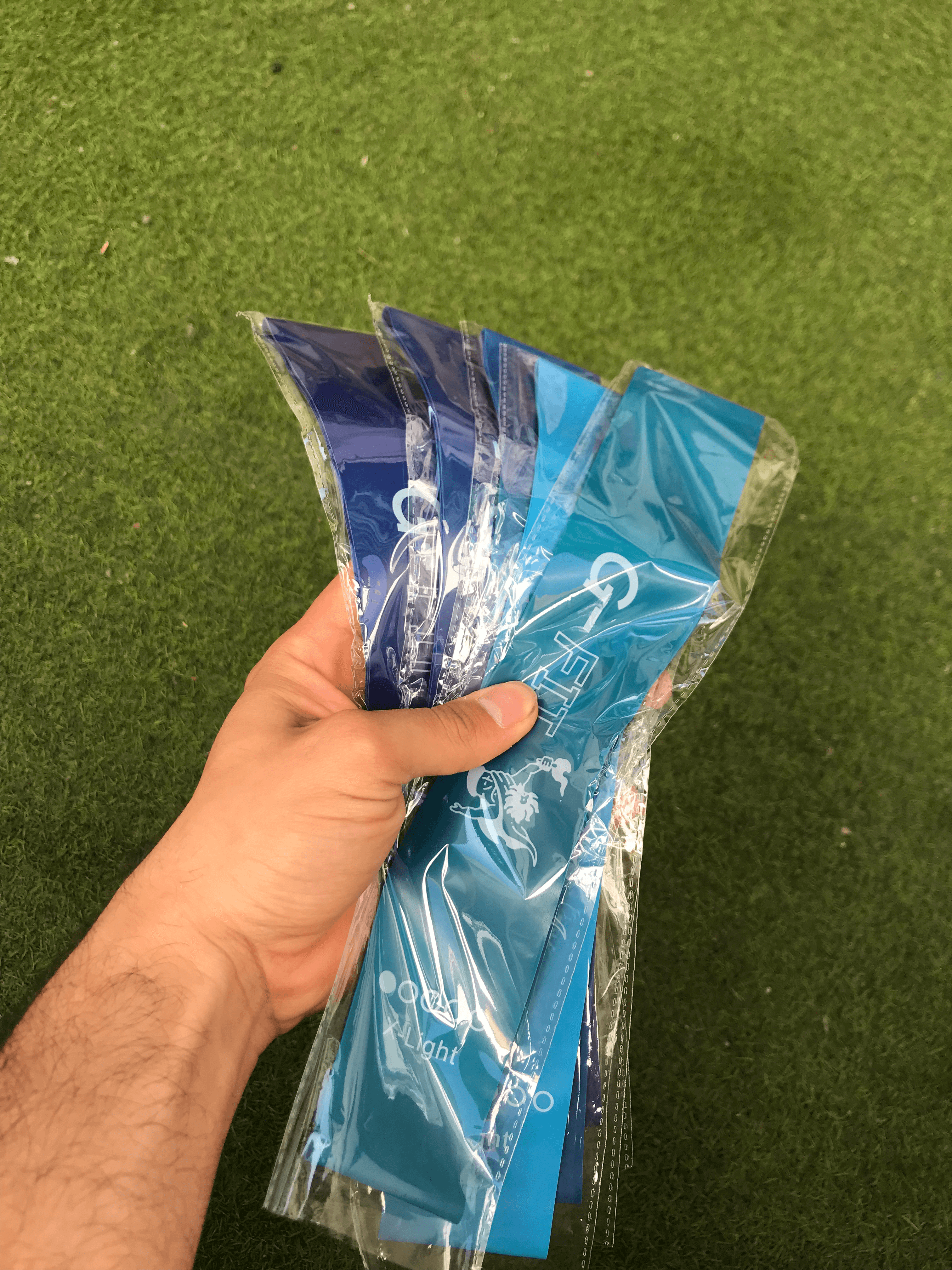 el kit de 5 resistencias de tirabands fuera de la bolsa de galdeano fit