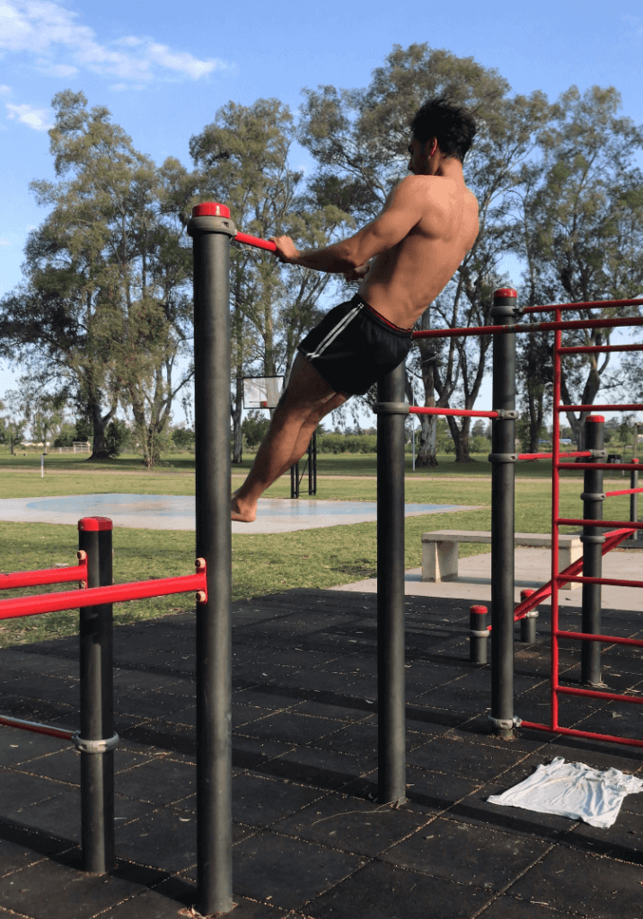 haciendo la mejor calistenia del mundo