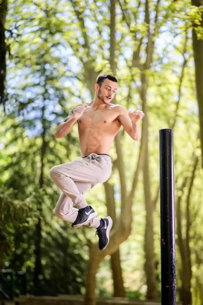 Roger Jimenez Atleta de calistenia destacado en España.