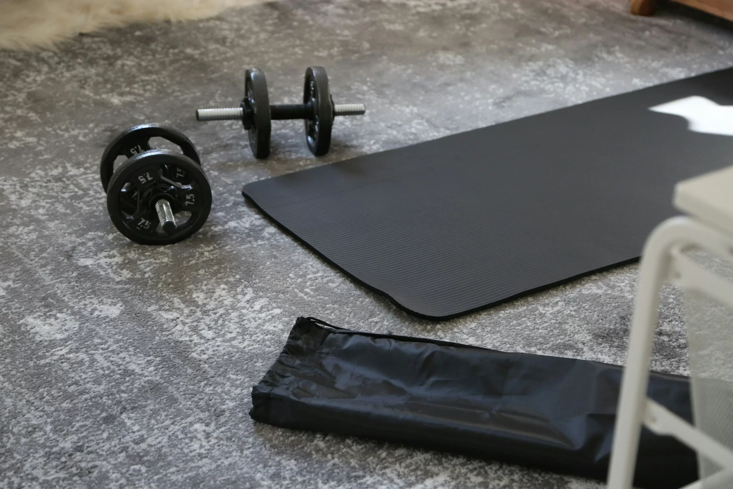 Entrenamiento con pesas en casa